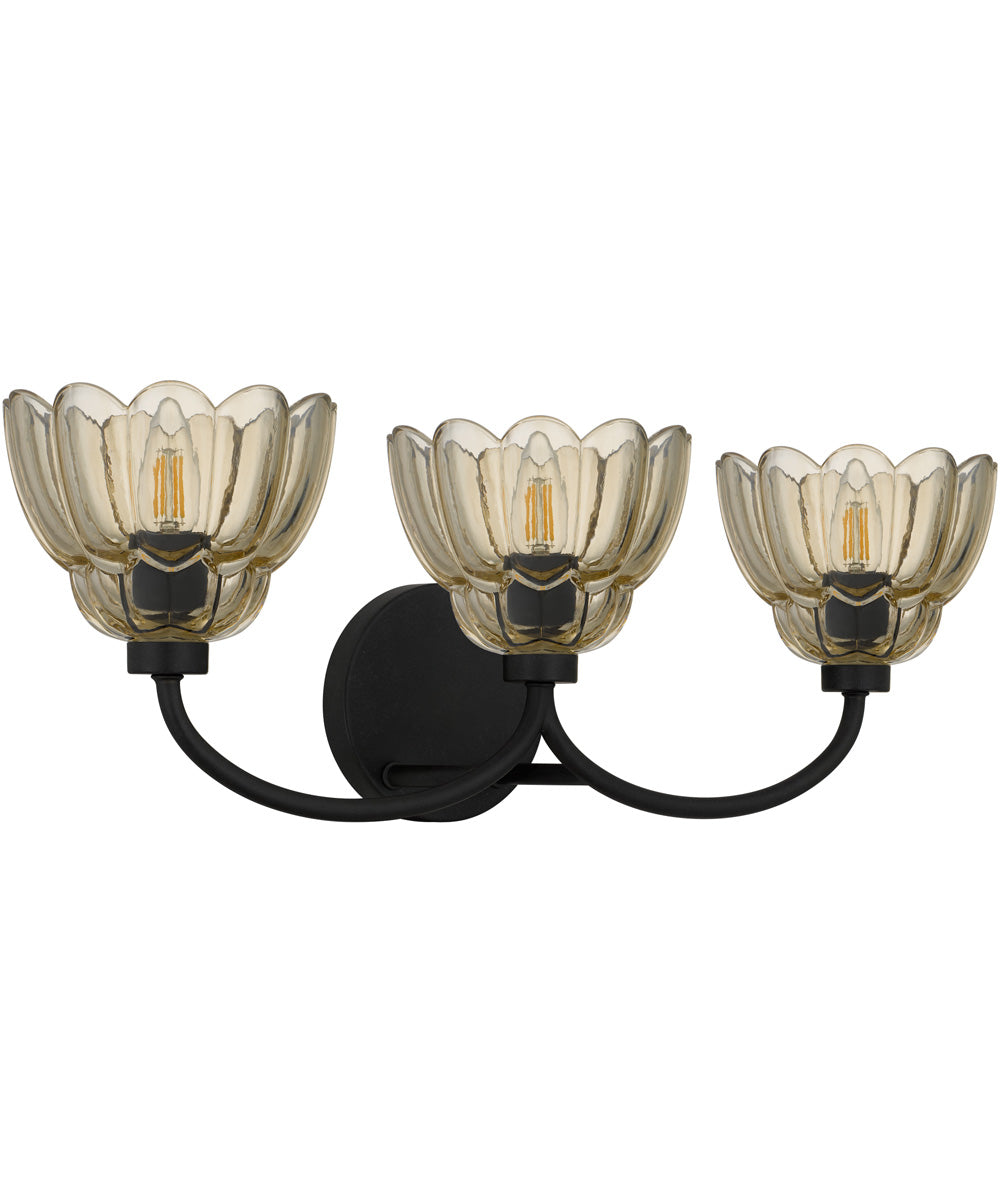 Whitecap 3-light Bath Light Mottled Cocoa