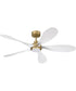 Rosalie 52" 5-Blade Indoor ceiling Fan 1-Light Fan Satin Brass