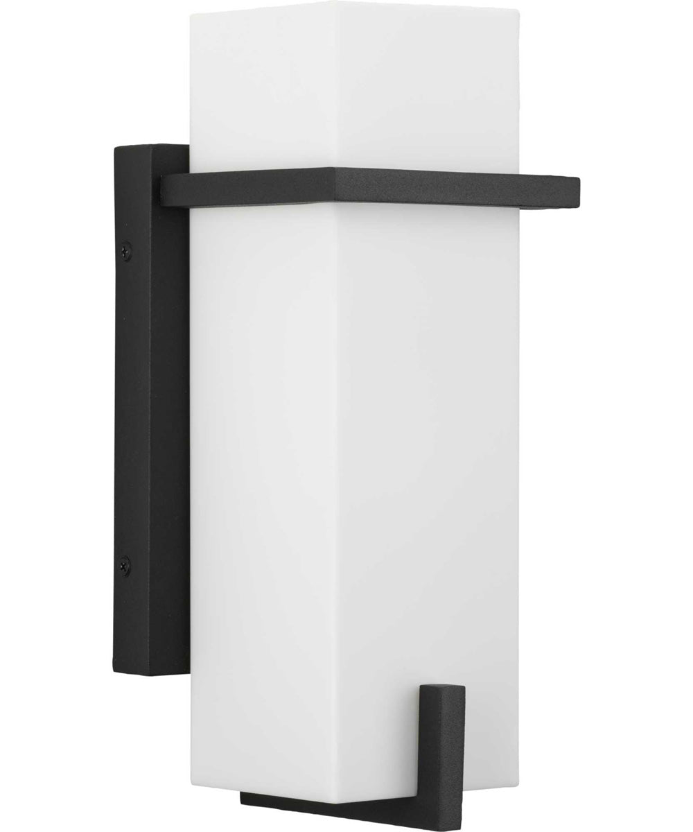 Antrim 1-Light Modern Small Outdoor Wall Lantern Black