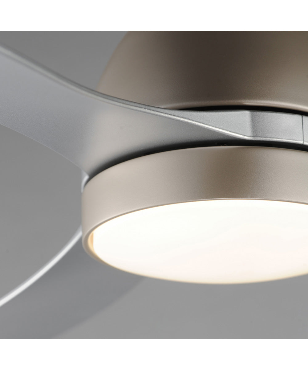 Drifter 52 inch Outdoor Fan w LED Satin Nickel