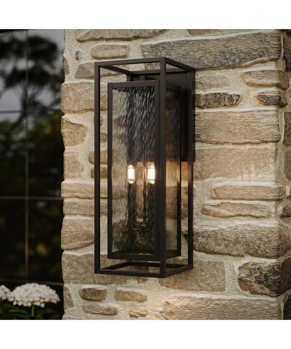 Shaw 25 inch 1 Light Outdoor Wall Light with Clear Glass Antique Bronze
