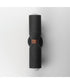 Pompeii 2-Light Wall Sconce Lava / Black