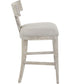 Idris White Counter Stool