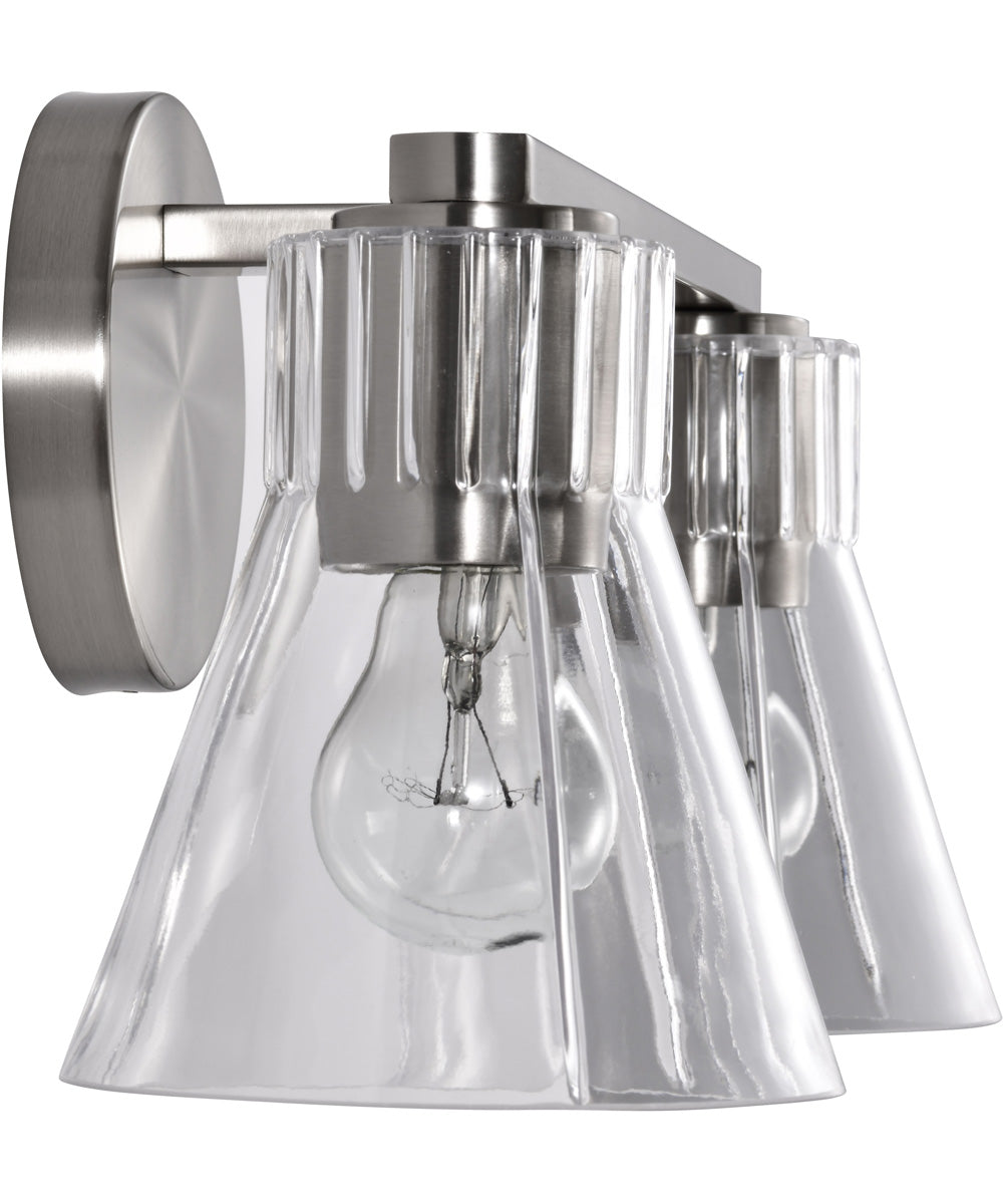 Gianna 2-Light Vanity & Wall Brushed Nickel