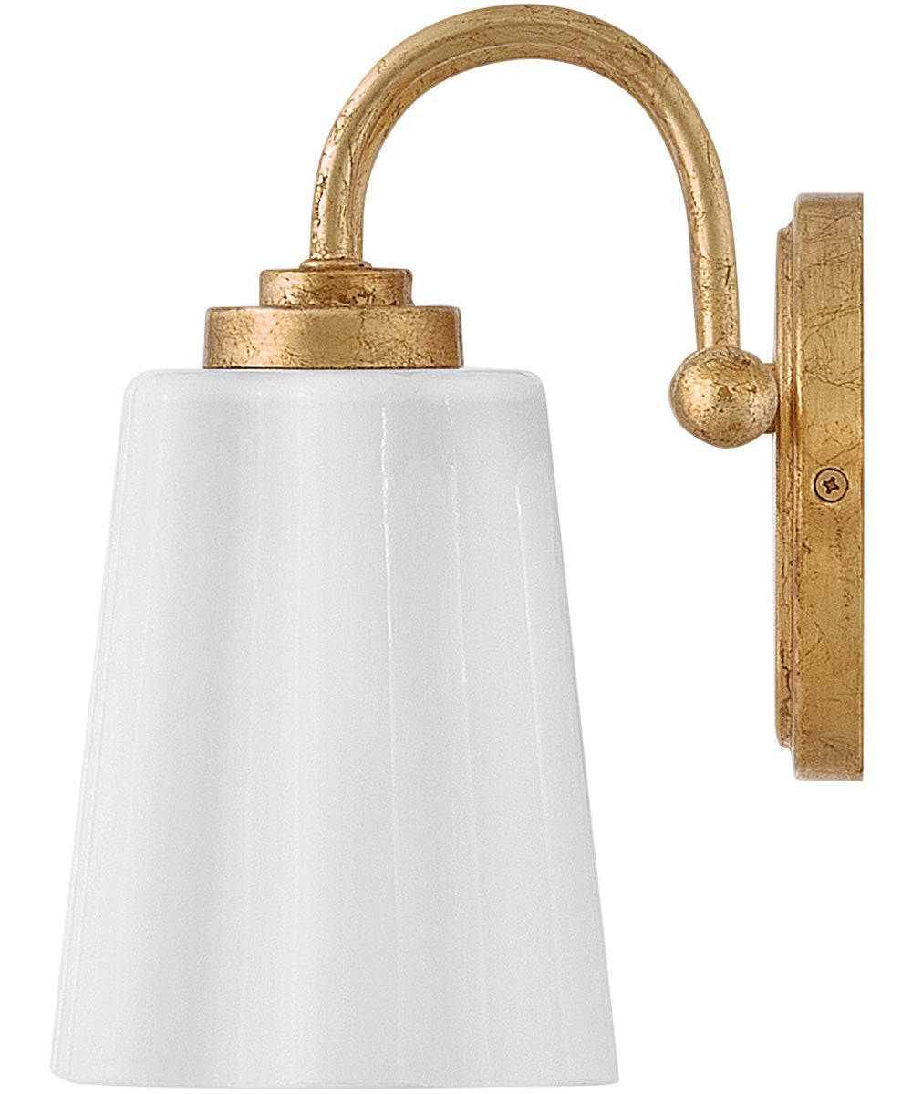 Honey 2-Light Small Two Light Vanity in Distressed Brass