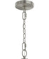 Jheni 3-Light Foyer Pendant with Clear Glass Shades Brushed Nickel