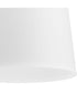 Clarion 1-Light Etched White Pendant P500430 Brushed Nickel