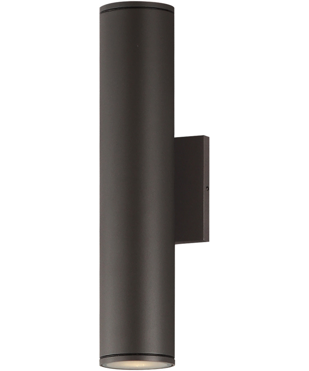 Caldera 15 inch Outdoor Wall Sconce Architectural Bronze