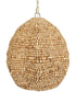 Kauri 1 Light Wooden Bead Pendant