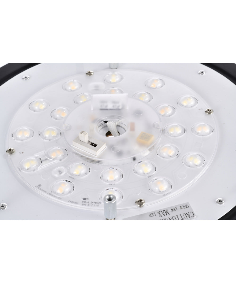 Glamour  Close-to-Ceiling Matte Black