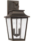 Chandler 2-Light Outdoor Wall-Lantern Oiled Bronze