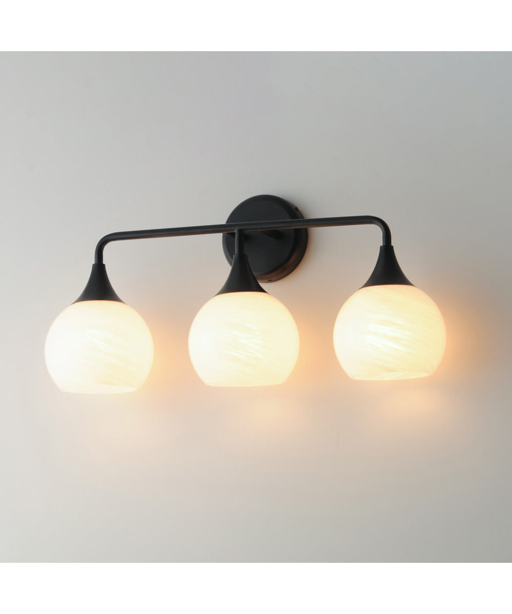 Neve 3-Light Bath Vanity Black