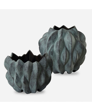 Verdant Bronze, Vases, Set of 2