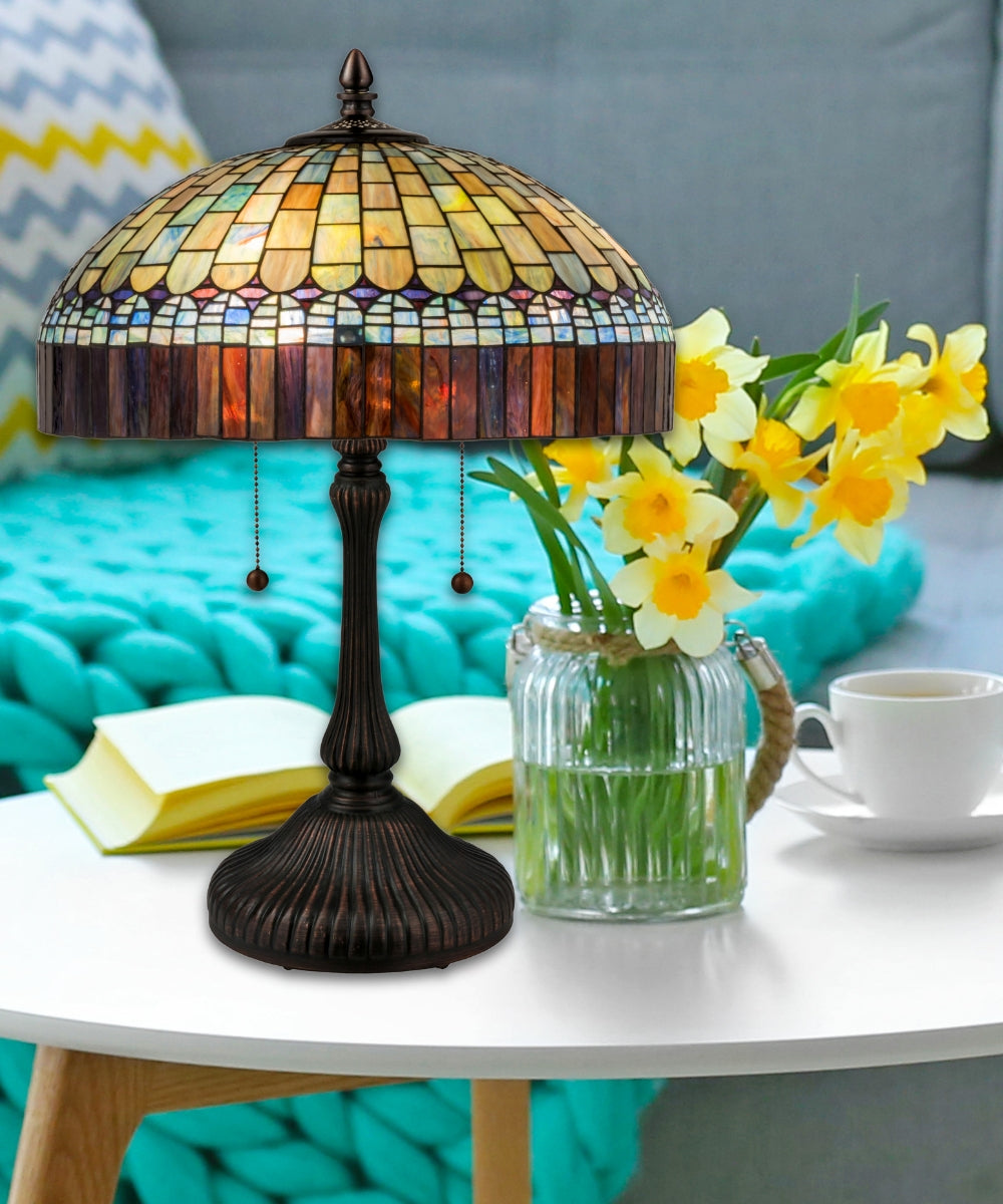 24"H Candice  Tiffany Table Lamp