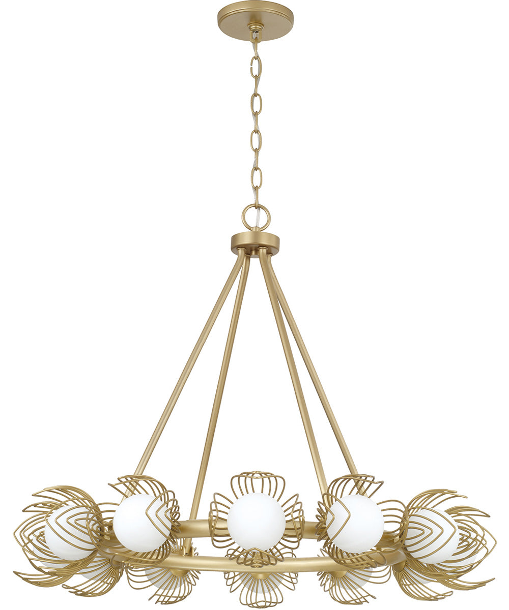 Flora 12-Light Chandelier Buffed Gold