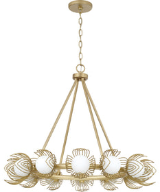 Flora 12-Light Chandelier Buffed Gold