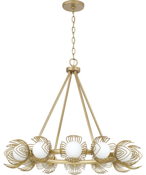Flora 12-Light Chandelier Buffed Gold