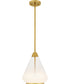 Quoizel Pendant Small 1-light Mini Pendant Brushed Gold