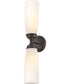 Alexis 2-Light Large Two Light Sconce in Black Oxide