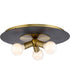Trimble 3-Light 18" Flush Mount Brushed Bronze