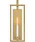 Stassi 1-Light Medium Single Light Sconce in Lacquered Brass