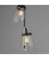 Finch 3-Light Vertical Pendant Dark Bronze/Antique Brass