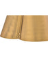Bowman 1-Light Medium Pendant in Heritage Brass