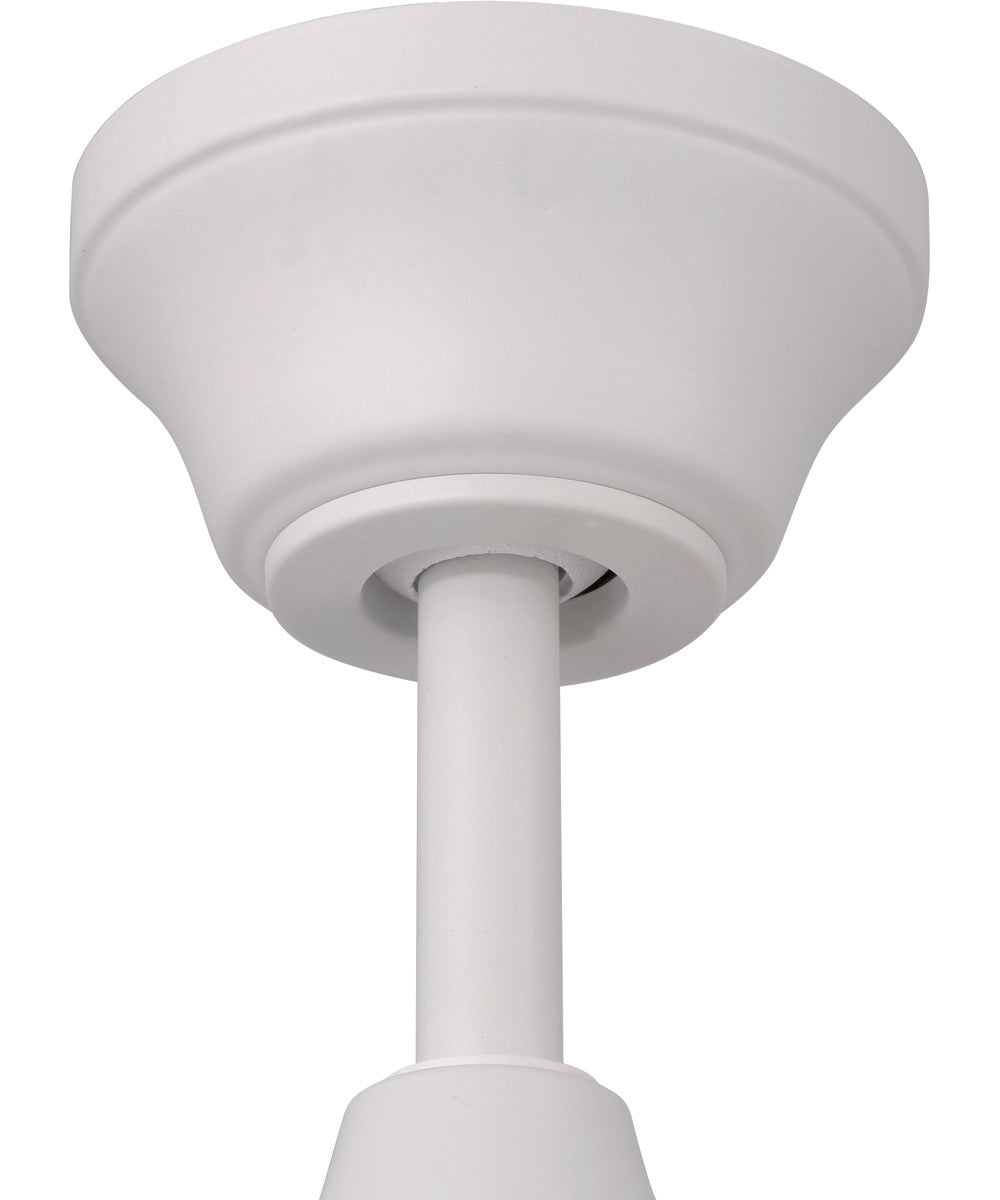 EOS 2 Light Frosted White Bowl 52" Ceiling Fan 2-Light Fan White
