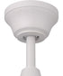 EOS 2 Light Frosted White Bowl 52" Ceiling Fan 2-Light Fan White