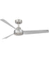 Rizo 52-in. 3-Blade Modern Ceiling Fan Brushed Nickel
