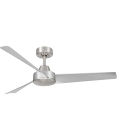 Rizo 52-in. 3-Blade Modern Ceiling Fan Brushed Nickel