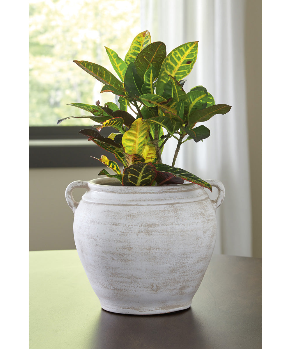 Meadie Vase Distressed White