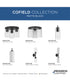 Cofield 12 in. 3-Light Flush Mount P350237 Matte Black