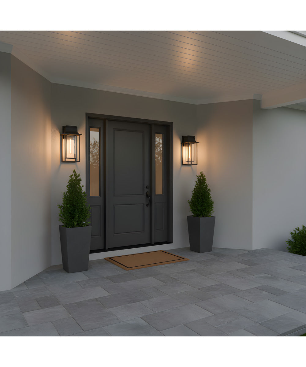 Garner 1-light Outdoor Wall Light Matte Black