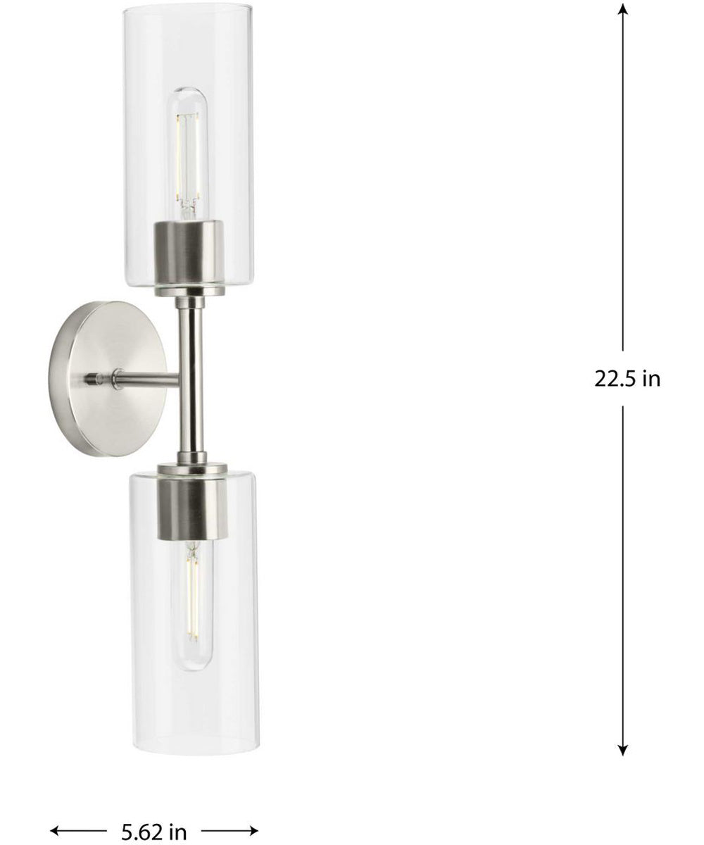 Cofield 2-Light Wall Bracket Brushed Nickel