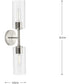 Cofield 2-Light Wall Bracket Brushed Nickel