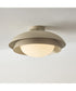 Jensen 1-Light Semi-Flush Taupe