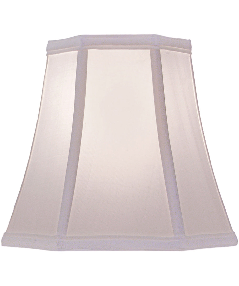 6x10x9 Pearl Supreme Satin Hex Bell Softback Lampshade