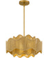 Evander 3-light Pendant Brushed Gold