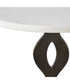 Ila Round White Drink Table