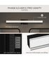 Phase 6.3 24 in. 5CCT Integrated LED Linear Vanity Light Black
