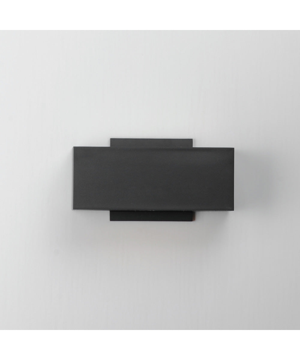 Blok 9 inch Outdoor Wall Sconce Black