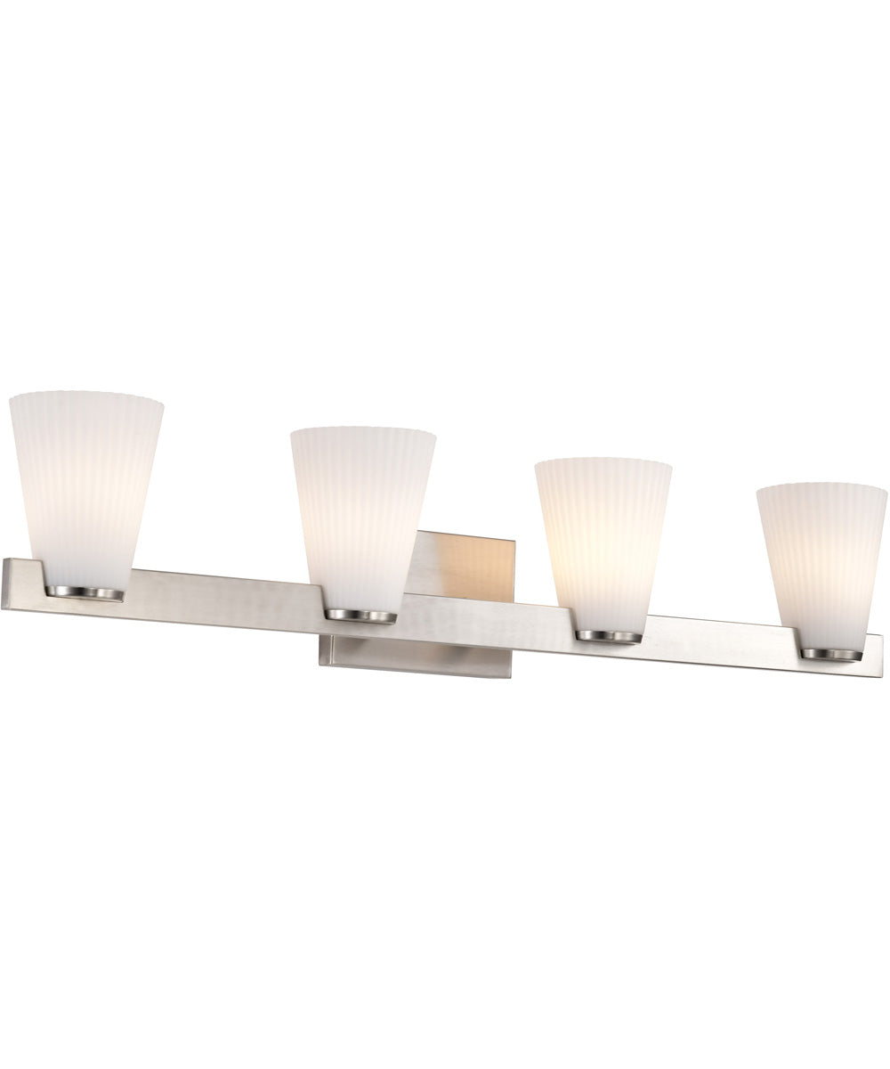 Royale 4-Light Vanity & Wall Brushed Nickel