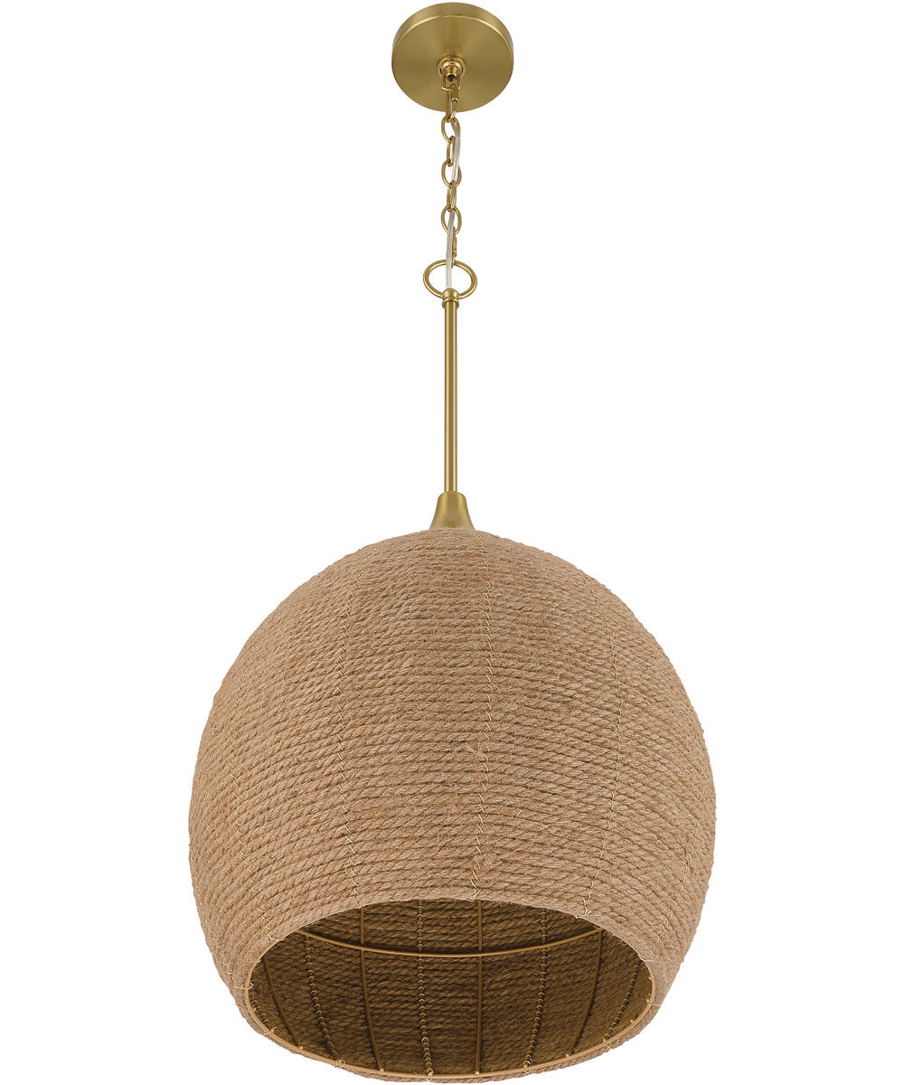 Keira 1-Light Lighting Satin Brass