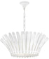 Reina 3-Light Medium Tapered Chandelier in Textured Plaster