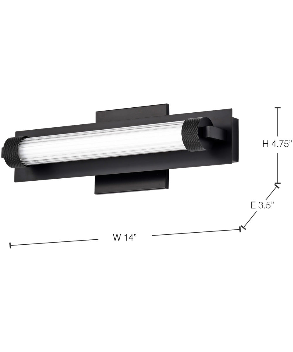 Larissa  Vanity & Wall Black