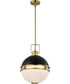 Everton 2-Light Pendant Matte Black