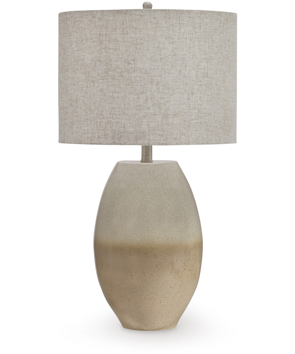Linas Metal Table Lamp Cream/Beige