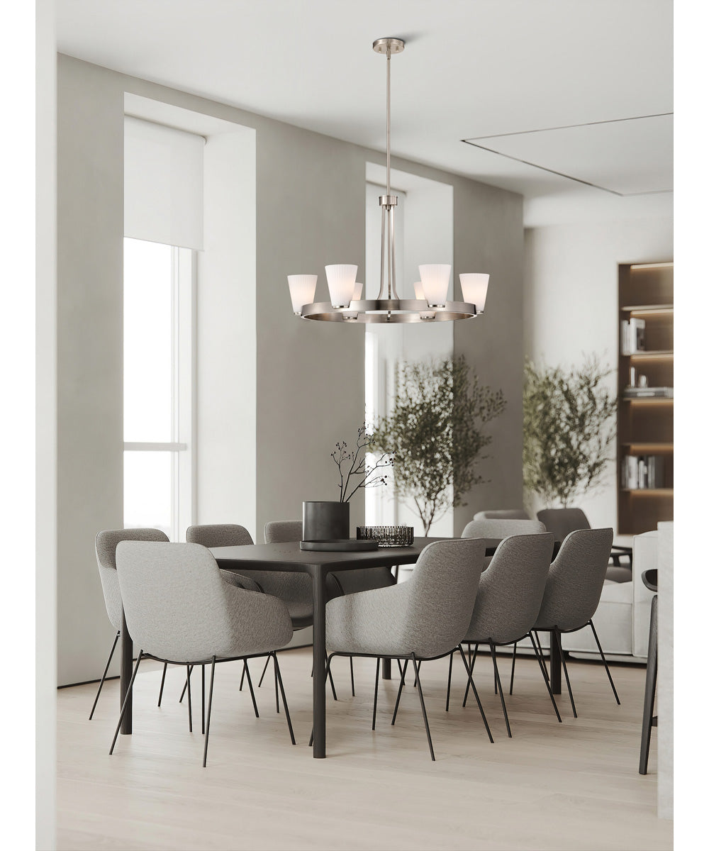 Royale 5-Light Chandelier Brushed Nickel