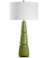 Mendell Moss Green Table Lamp